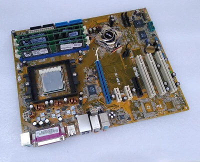 ASUS A8N-E REV 2.01G Socket 939 nForce4 | Includes CPU ADA3200DAA4BW, 2GB - Bild 1 von 4