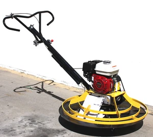Honda GX160 Engine 5.5HP Power Trowel Cement Surface Finisher W/ Flow Pan - Afbeelding 1 van 10