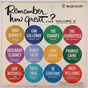 Various – Remember How Great? Volume 2 - 1962 LP CRP XTV 69408 69409 Collectors - Picture 1 of 22
