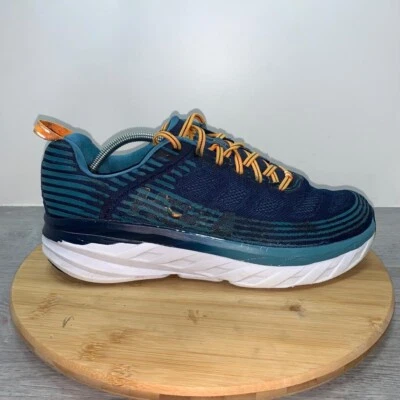 Hoka One One Men's Size 11.5 Bondi 6 1019269 BISB Blue Running Shoes Sneakers - Image 1 of 4
