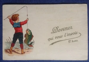 Vintage Postcard. Ist April (PC400) - Foto 1 di 2