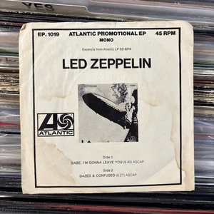 RARE 1969 LED ZEPPELIN Babe I’m Gonna Leave You / Dazed & Confused 7” 45 PROMO - Picture 1 of 7