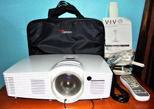 Optoma EH200ST 1080p Short Throw Projector Near Mint NICE Image 50 Total Hours! - Picture 1 of 19