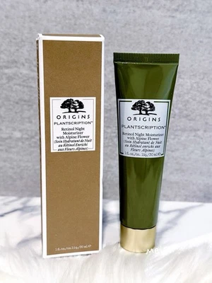 Origins Plantscription Retinol Night Moisturizer With Alpine Flower, 1oz, NIB - Image 1 of 4