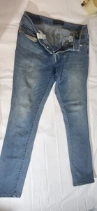 Aeropostale Herren Super Skinny Jeans Blau Denim Größe 29x32 Stretch - Bild 1 von 11