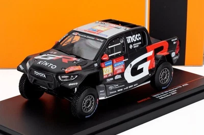 MODELLINO AUTO STATICO IXO TOYOTA GR DKR HILUX EVO VARAIWA RALLY DAKAR 2024 1/43 - Immagine 1 di 4