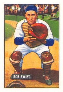 1986 Card Collectors Company 1951 Bowman Reprint #214 Bob Swift NM-MT Tigers - Picture 1 of 2