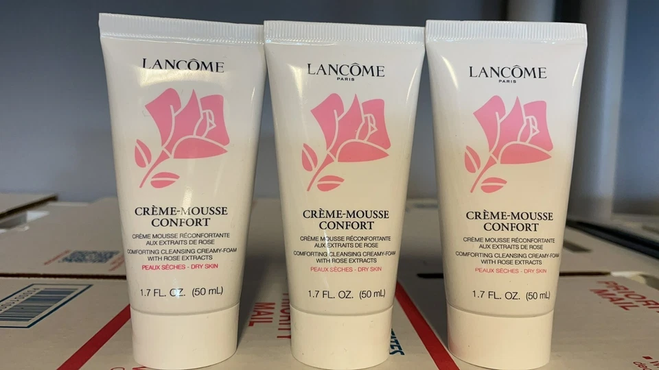 Lot of 3 Lancome Cream-Mousse Confort Cleansing Creamy-Foam 1.7oz/50ml - Image 1 of 1