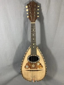 MANDOLINO ITALIANO Intarsi Madreperla Prima Metà Del 900 - Foto 1 di 23