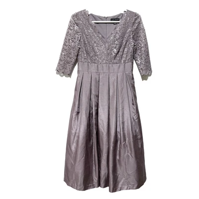 Jessica Howard Women’s 12 Formal Dress Lace Bodice Sequins Lavender Mother Bride - Image 1 of 4