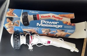 Masajeador de masaje Pollenex Power 1990 de colección 2 velocidades WM15 todavía en caja probado - Imagen 1 de 4