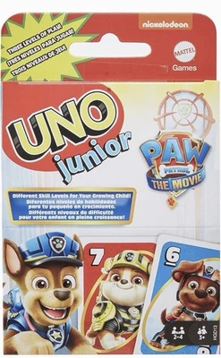 UNO Junior Paw Patrol Card Game – Mattel – Ages 3+ – 2-4 Players – Brand New