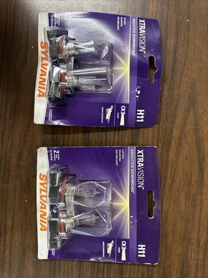 NEW Sylvania XtraVision 2-2pk PN: H11 - Image 1 of 2