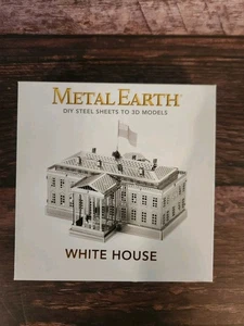 Metal Earth White House 3D Model Kit DIY Steel Sheets New Sealed Fascinations - Picture 1 of 2
