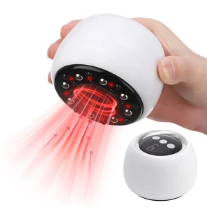 9 Stufen Saug Elektrisch Schröpfen Massagegerät Rotlicht Heiß Kompresse Saug Guasha - Bild 1 von 15