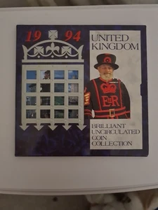 Brilliant Uncirculated Coin Collection. 1994 United Kingdom Booklet  - Picture 1 of 3
