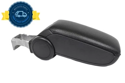 Audi A3 2009-2013 consola central cuero negro reposabrazos tapa conjunto Foto 1 de 4