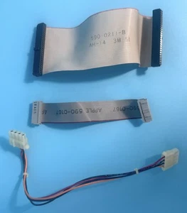 Apple Macintosh SE SE/30 Floppy Disk & Hard Drive Cable Set - Working  - Picture 1 of 2