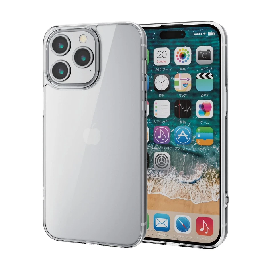 iPhone15 Pro Max Case Glass Hardness 9H Hybrid Material Side TPU Four Square Air - Image 1 of 4