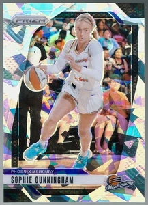 2024 Panini Prizm WNBA Silver Cracked Ice Sophie Cunningham Parallel Card #117 - Foto 1 di 2