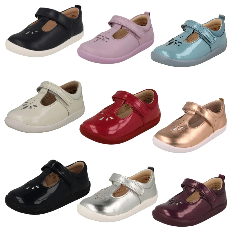 Girls Startrite T-Bar Laser Detailed Shoes *Puzzle* - Изображение 1 из 1