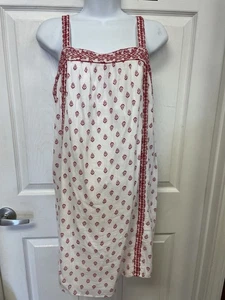 Old Navy Kleid weiß mit roten Nähten S hübsch && - Bild 1 von 3