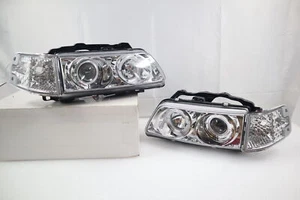 NEW PROJECTOR Clear HEADLIGHT + Chrome Corner Light For-1988-1989-CRX CR-X 2DOOR - Picture 1 of 6