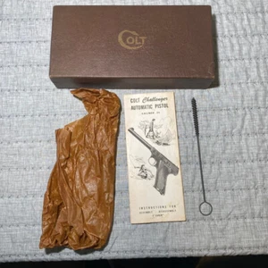 COLT CHALLENGER 6 INCH BARREL 22 BOX Only Wax Paper Cleaning Rod Manual - Picture 1 of 24