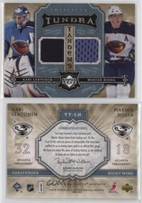 2007 Artifacts Tundra Tandems Icy Blue /50 Kari Lehtonen Marian Hossa #TT-LH HOF