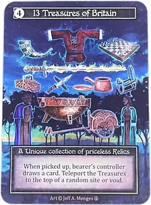 13 Treasures Of Britain Foil Contested Realm Arthurian Legends Sorcery Art Relic - Picture 1 of 13
