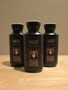 Bath & Body Works Halloween VAMPIRE BLOOD Daily Nourishing Body Lotion 3 pc - Picture 1 of 1