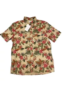 Camisa tropical de manga corta Pretty Green para hombre, talla M - Imagen 1 de 12