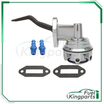Bomba de combustible cromada de alto volumen para Ford 351C Cleveland 351M 400M 8 PSI 80 GPH Foto 1 de 4