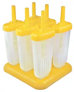 Simple Plastic Assorted Color Popsicle Ice Pop Maker Mold For Children - Picture 1 of 3