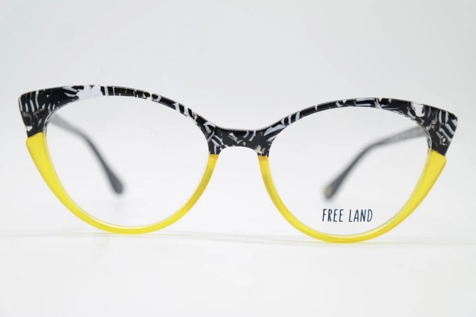 Occhiali Free Land Doris Neri Multicolore Ovali Montatura Nuova - Immagine 1 di 4