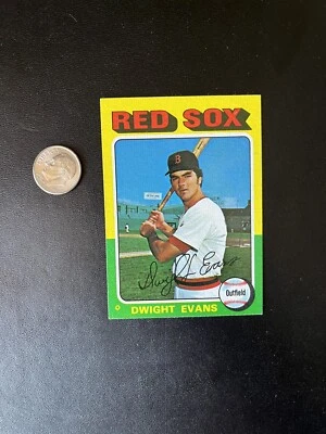1975 TOPPS MINI #255 DWIGHT EVANS BOS RED SOX—SHARP💥*** (tgcs) - Image 1 of 2