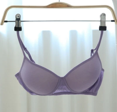 Sujetador 100 % pura seda básico cómodo para todos los días sujetador inalámbrico bralette súper acogedor Foto 1 de 4