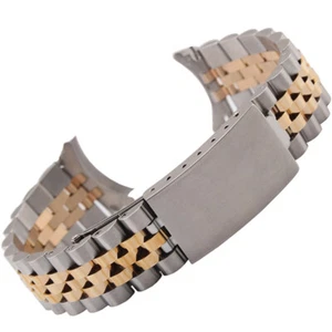 Datejust Stainless Steel Watch Strap Metal Bracelet Fits Rolex 13 17 18 19 20 21 - Picture 1 of 12