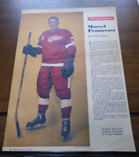 Marcel Pronovost 1960's Detroit Red Wings Perspectives Magazine / Star Weekly 2