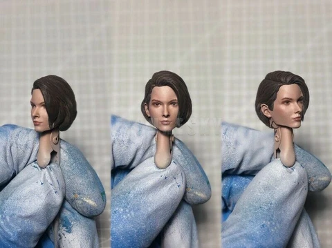 Painted Service 1/12 Jill valentine Resident Evil Head Sculpt for 6" Figure 7" Cover