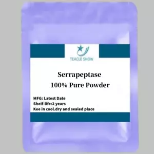 100% Pure Serrapeptase - High Activity 200,000 U/G - Enzyme Powder - Picture 1 of 13