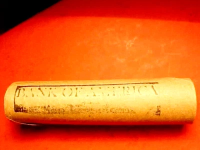 1943 年 P 版 OBW 原装银行包装卷未流通林肯 WHEAT CENT PENNIES — 第 1/4 张图片