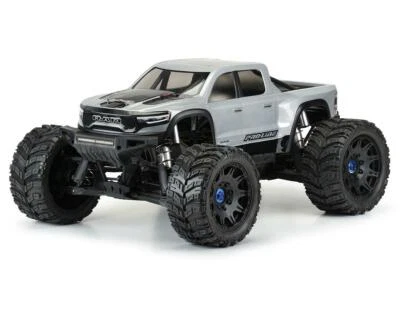 Pro-Line Ram 1500 Hemi Pre-Cut Monster Truck Body (Clear) [PRO3574-17] - Image 1 of 3