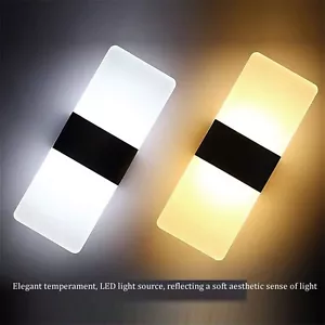 Modern LED Wall lights Cube Sconce Fixtures Lighting Indoor Outdoor Decor ED0953 - Picture 1 of 14