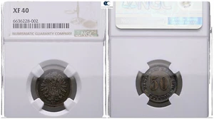 1876 E- 50 Pfennig Muldenhütten Germany (1871-1948) (XF 40-NGC) - Picture 1 of 1