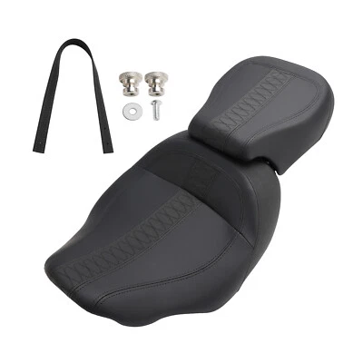 Replace Front Rear Driver Passenger Seat Black For Touring Cvo Glide 2023-24 T7 - Image 1 of 4