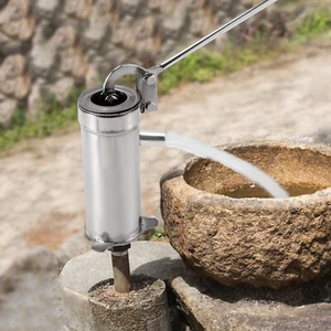Bomba de agua manual jardín bomba de agua manual bomba de pozo manual granja patio de riego NUEVO - Imagen 1 de 17