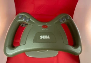 SEGA Sega Saturn Racing Controller HSS-0115 Steering Wheel Used Tested From JP - Picture 1 of 12