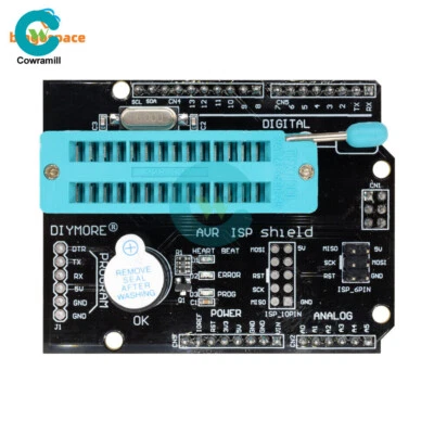 AVR ISP Shield Burning Burn Bootloader Programmer für Arduino UNO R3 USA - Bild 1 von 4