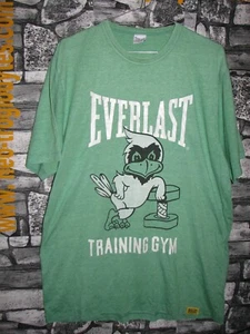 Vintage Everlast Boxe Fighter pugilato cotton jersey shirt trikot maillot '80s - Picture 1 of 1